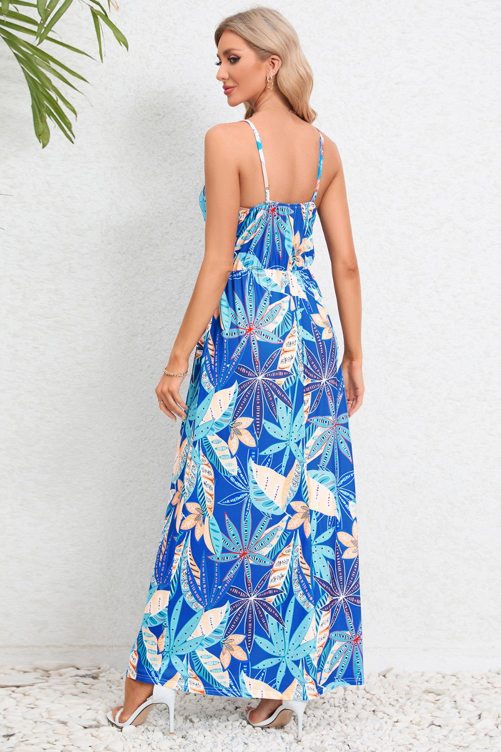 Рокля Maxi Cami с щампа Surplice