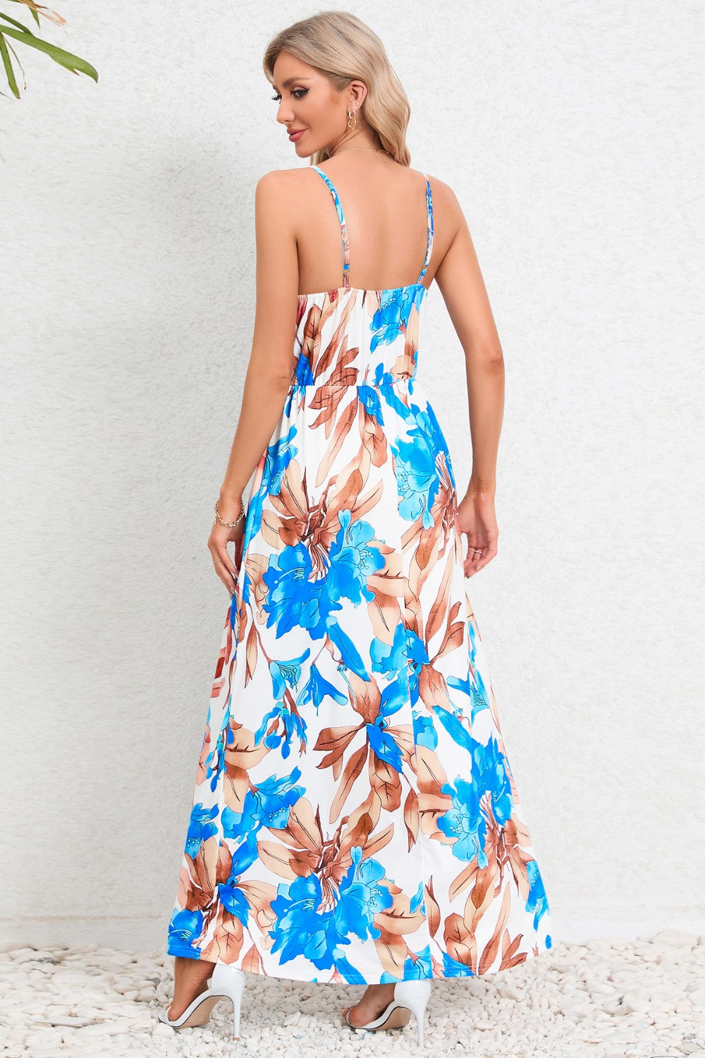 Рокля Maxi Cami с щампа Surplice