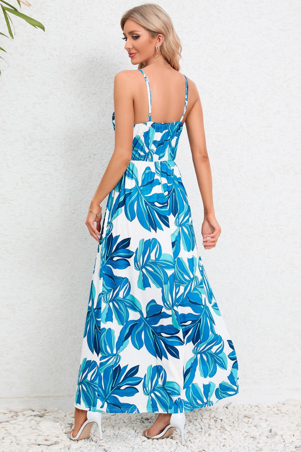 Рокля Maxi Cami с щампа Surplice